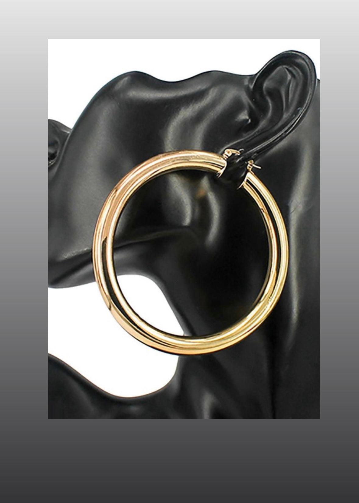 PUERTO RICAN REINA|hoop earring gold+silver