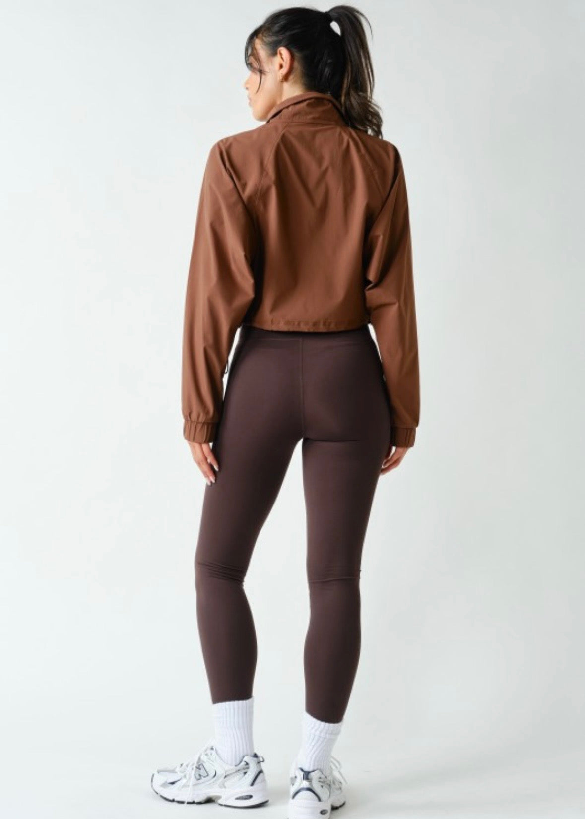RunClub|half zip-brown