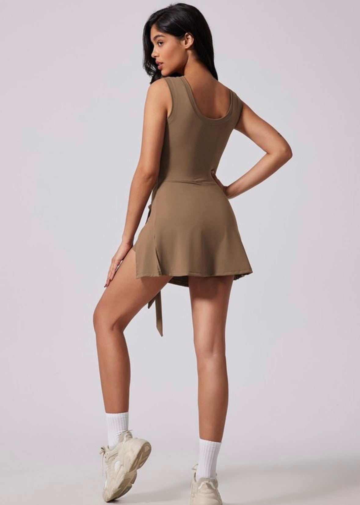 Ritzy Racquet Club|3n1 dress-latte