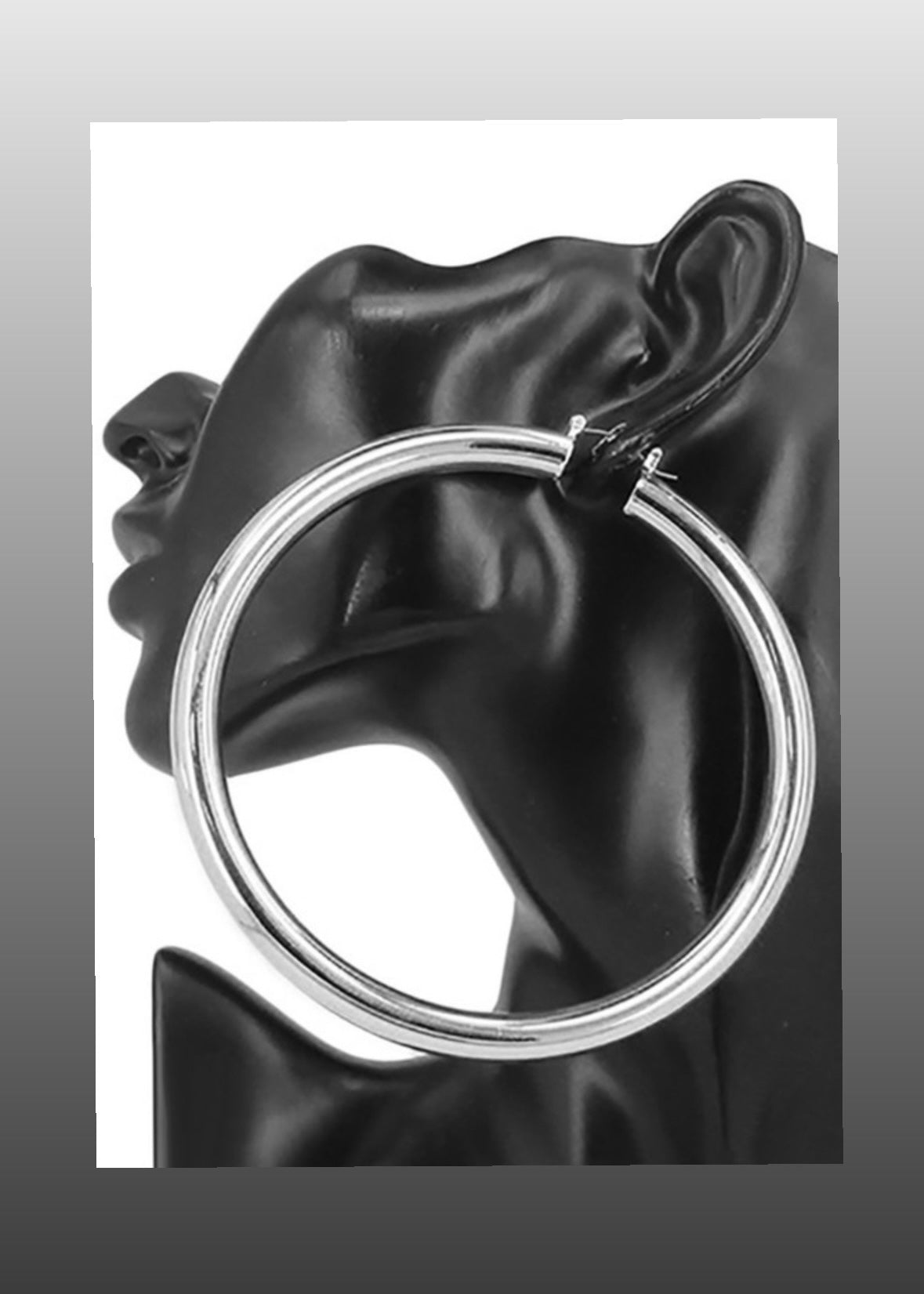 PUERTO RICAN REINA|hoop earring gold+silver