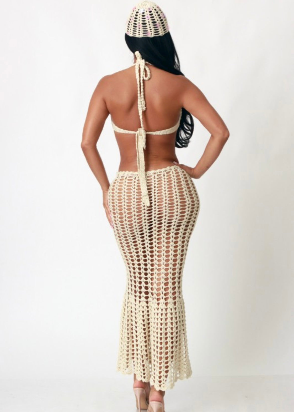 Bali Baecation|crop+midi-skirt
